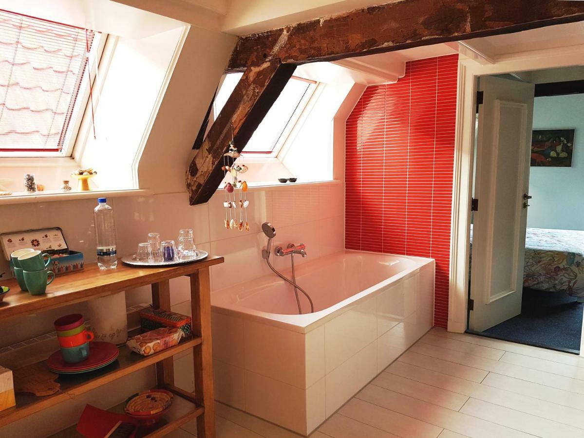 Large Historical Apartment & Canal Terrace Utrecht Exterior foto